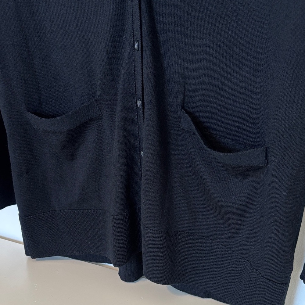 NWT Banana Republic Classic Black Cardigan - Picture 3 of 5